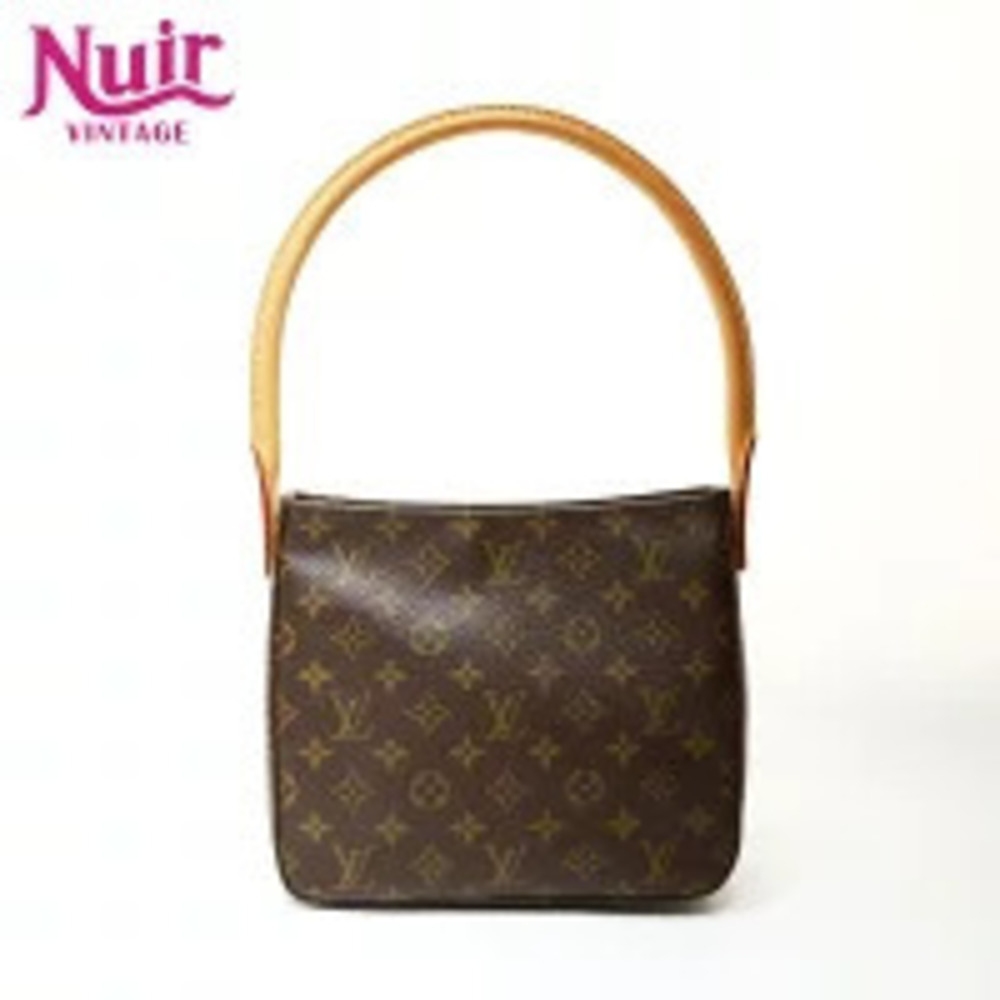 Louis Vuitton Monogram Looping Shoulder Bag Brown